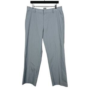 Adidas Adipure Golf Pants Trouser Sport Casual Plaid Grey - 34x30